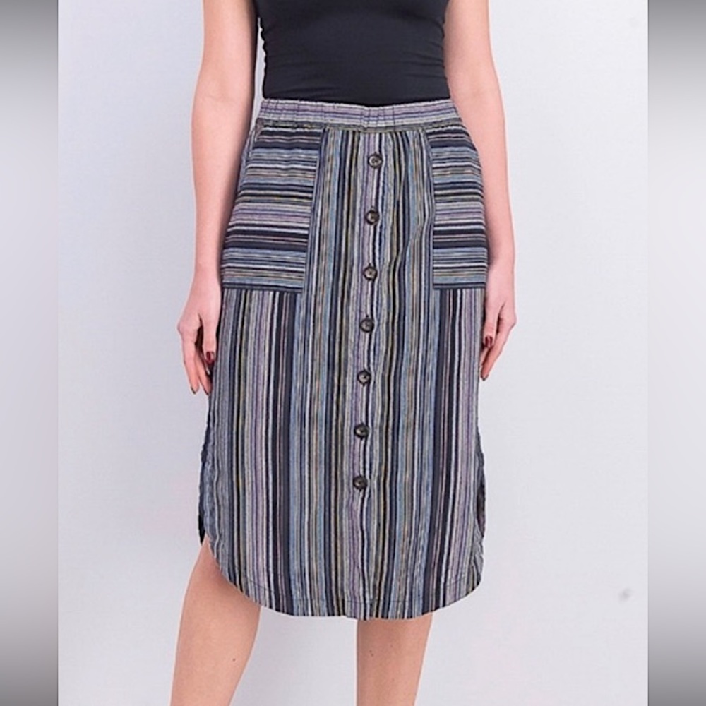 EUC Mododoc Stripes Skirt
